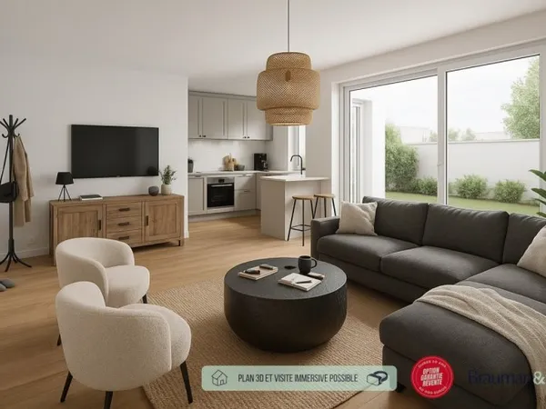4 PIÈCES de 114m² offrant 237m² de surface privative