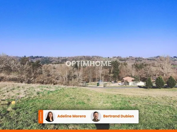 EXCLUSIVITE / Très beau terrain viabilisé 1170 m² / 63520 ESTANDEUIL