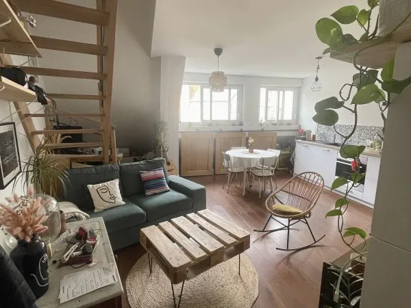 Loue appartement T2 - 42m² - Nantes quartier Motte-Rouge bord de l'Erdre