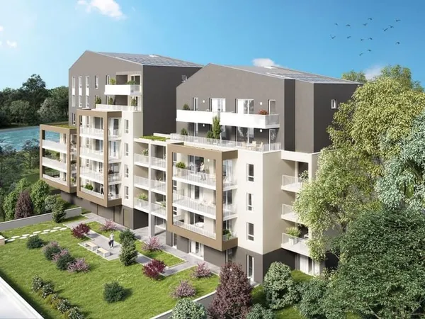 2 pièces à Bischheim résidence Belle Rive