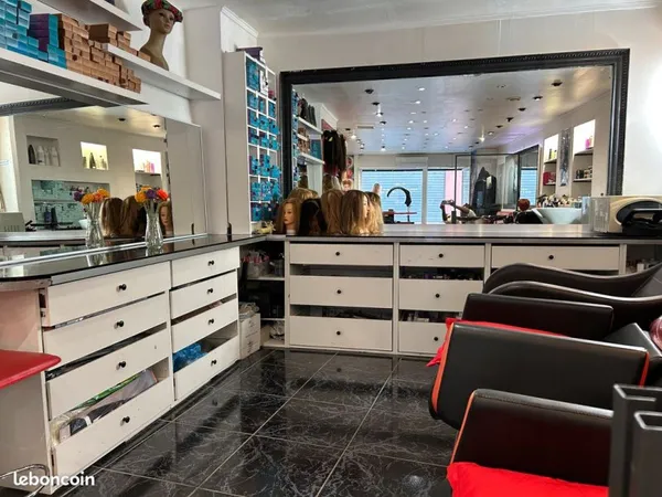 Salon de coiffure Clé en Main - Vente de Salon de Coiffure entièrement équipé- Belle Surface