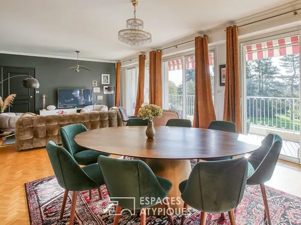 Appartement niché au sein de la canopée angevine