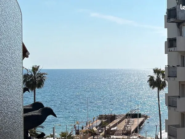 Juan les Pins - Appartement 3 pièces vue mer, 93 m², 5e étage, résidence de standing, garage