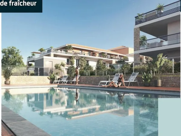Golfe Juan proche Cannes-appartements neufs-piscine-proche centre et plages