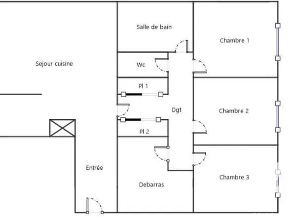 Vente Appartement 4 pièces