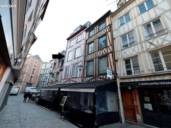 Location Studio et un deux pièces meublés centre historique de Rouen