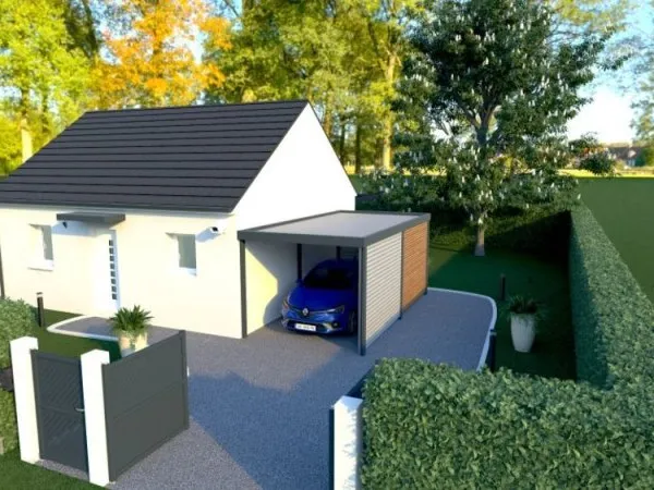 Maison 2 pièces 60 m²