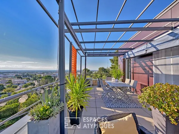 Appartement dernier étage avec vue panoramique et terrasses