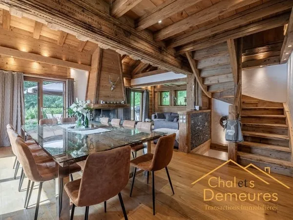 Chalet face au Mont Blanc