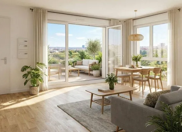 Appartement 3 pièces 63 m²