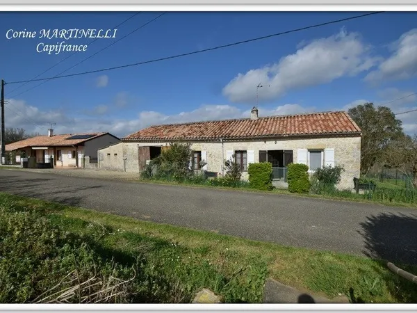 CAUSSENS : ensemble de 2 maisons - Terrain 1.9 hectare