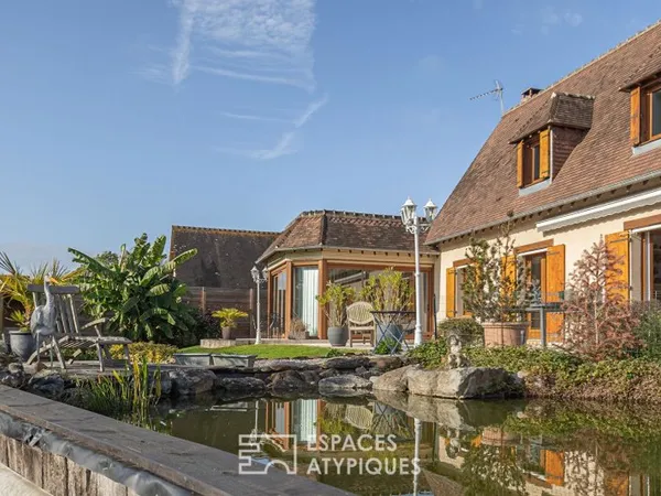 Maison de belle construction et ses 2 dépendances