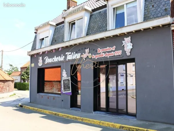 Fonds de commerce boucherie, charcuterie 140 m²