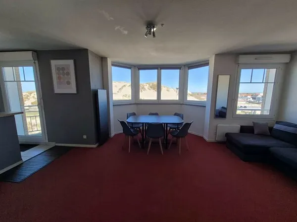 Les Villas d'opale ! Studio avec balcon , vue dunes et mer ! accès direct à la mer !