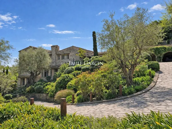 A louer, Cote d'Azur, Saint-Paul-de-Vence, 6 Chambres, Piscine, Vue Mer, Village à Pied