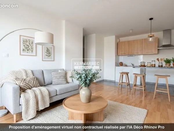 Appartement 3 pièces 53 m²