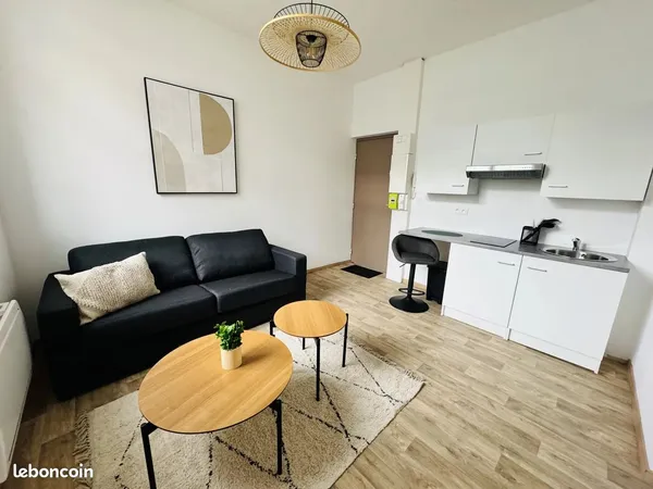 Studio 2 pièces 21 m²