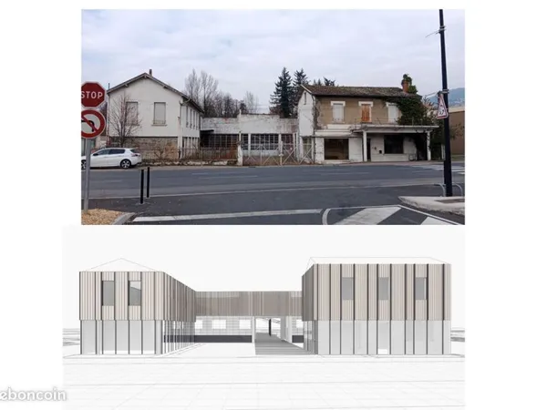 Locaux commerciaux/habitations à rénover sur axe passager en face Leclerc 63300 Thiers 199000
