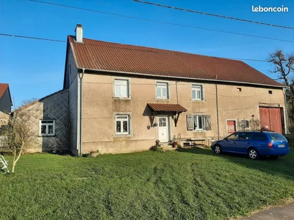 Maison lorraine / ferme, terrain 52 ares
