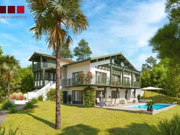 Ciboure Villa 300m² vue Océan - Parcelle 1700m² arborée avec Pis