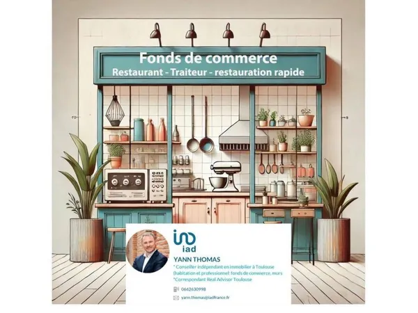 Fonds de commerce 105 m²