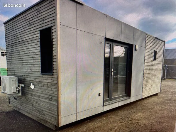 Bureau / logement / mobilhome / bungalow / module ossature bois 20 m2