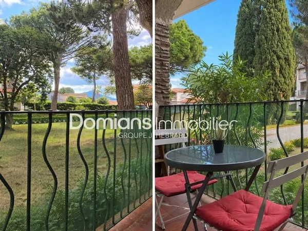 A VENDRE - GRAND STUDIO RÉNOVÉ TERRASSE, PISCINE, 300 m PL