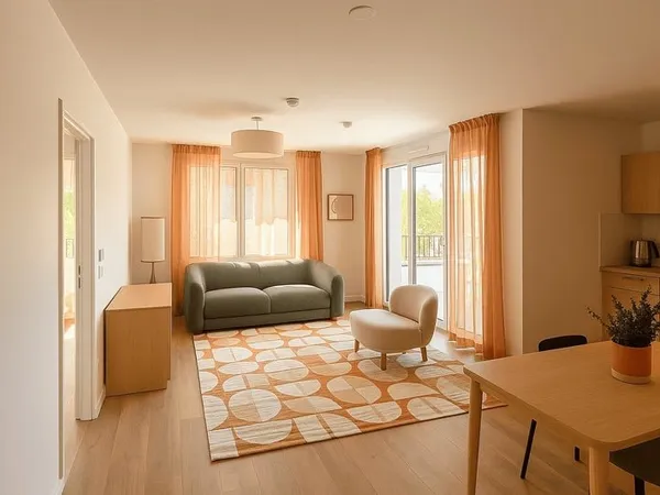 Coliving à Asnières-sur-Seine : Appartement de 56.