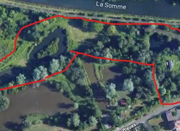 Terrain Nature 1.5ha (Étangs, Cabane, Hutte) - Glisy