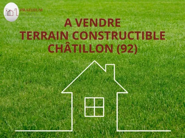 Vends terrain à bâtir