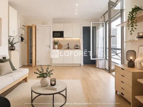 Appartement 2 pièces 28 m²