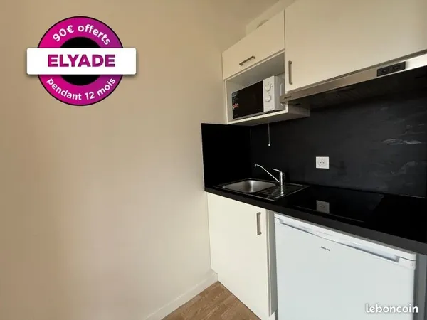 Studio 1 pièce 20 m²
