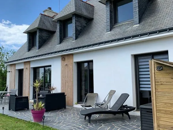 Maison 175 m2 avec vie de plain-pied et vue sur l'océan