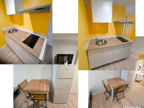Studio rénové proche centre ville