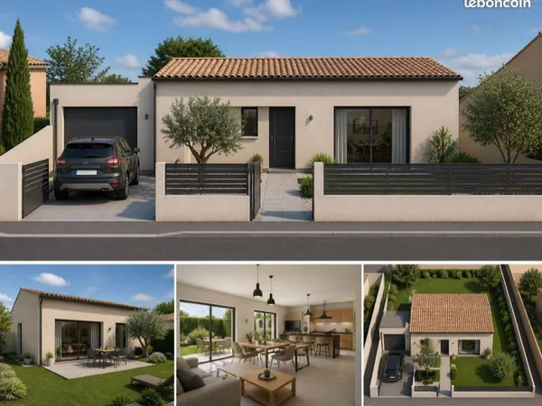 Villa neuve avec garage à Bessan