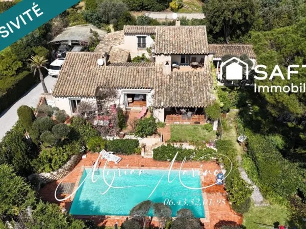 Achat villa vue mer avec Terrasse, piscine, studio et et garage
