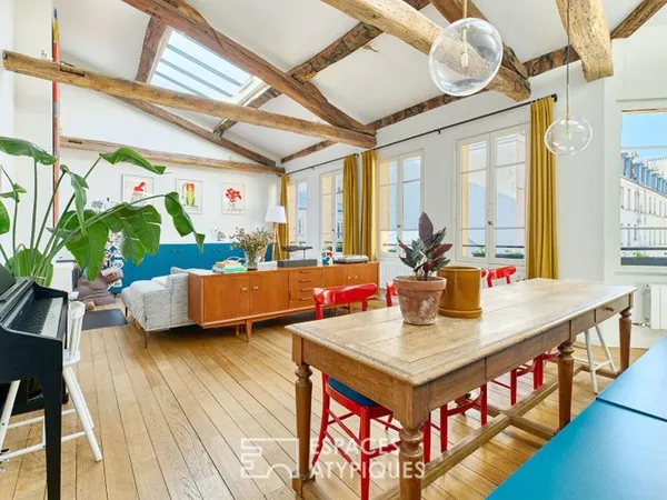 Appartement de charme en dernier étage