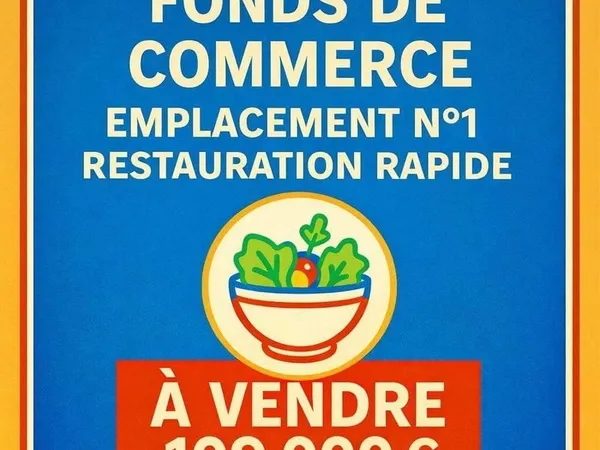 Fonds de commerce 50 m²