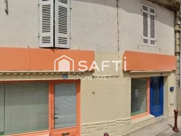 Maison de ville avec petit jardin