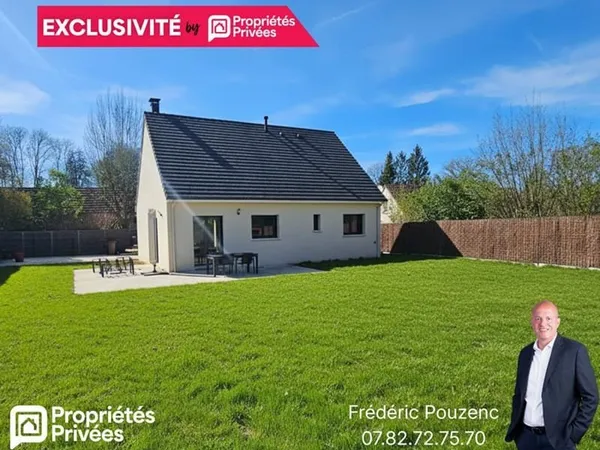 Houdan 7 mn / Proche Gambais / Maison de plain-pied récente sous garantie décennale