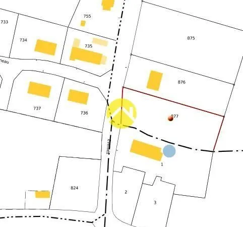 Terrain 2 038 m² Vailly Sur Sauldre