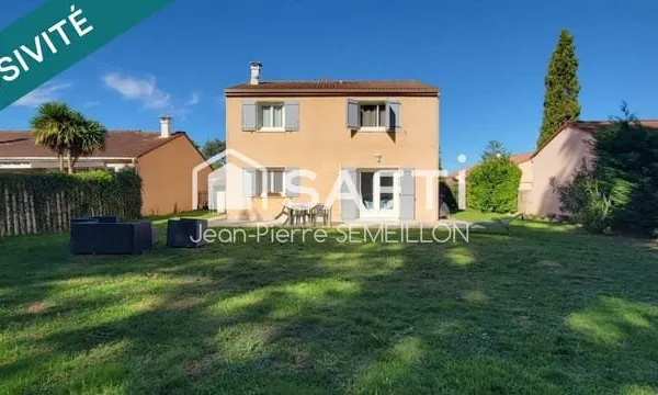 Maison 4 chambres avec jardin secteur boisé