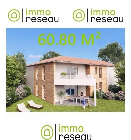 Appartement en frais réduits 3 pièces 60 m²