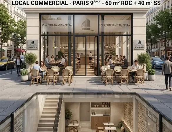 Boutique 100 m² PARIS
