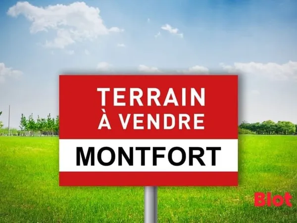 Terrain à bâtir 776 m² - Hors lotissement - Libre de constructeur - Montfort-sur-Meu