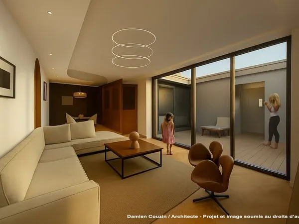 Loft d'Exception à Créer 190 m² sur Plateau avec Terrasse et Grand Sous-sol dans Résidence de Caract