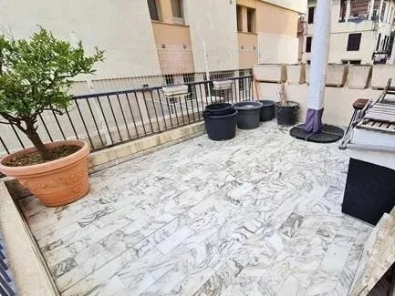 LE CANNET CARNOT : 3 PIECES , TERRASSE 40m² , CAVE & PARKING