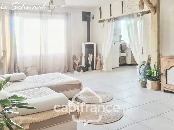 HABAS (40) MAISON LANDAISE RÉNOVÉE - 103 m² - TERRASSE SUD AVEC VUE PYRÉNÉES -TERRAIN 2000 m2