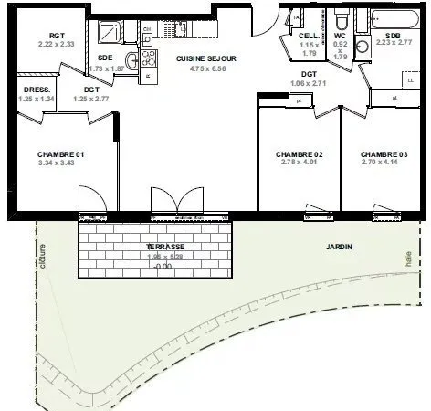 Appartement - Neydens