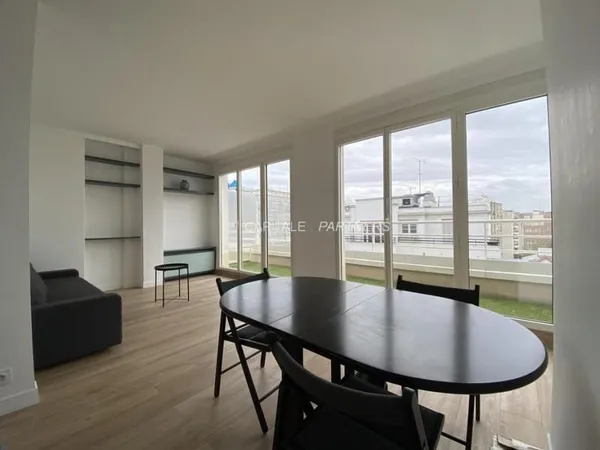 2 pièces meublé, terrasse 38 m², 16e arrondissement